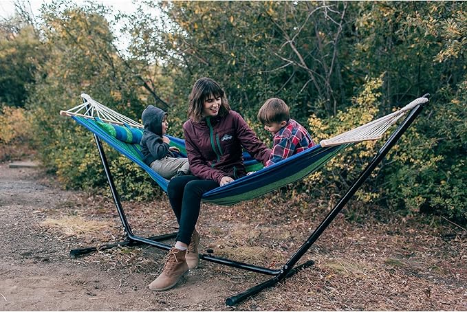 Stansport Outdoor Camping Hammock with Pillow and Stand