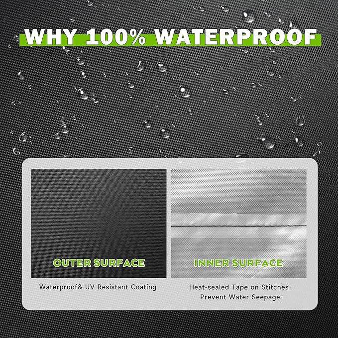 Patio High Top Table and Chairs Cover, Outdoor Bar Height Patio Dining Set Cover for 5-Piece Wicker Bar Dining Set/4 Person Patio Table and Chairs Set