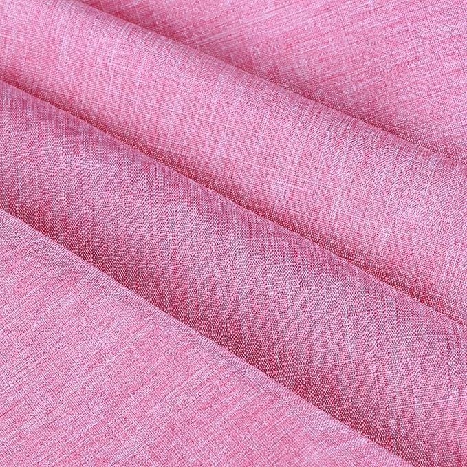 Outdoor Tablecloth Wrinkle-Free Stain Resistant Waterproof Polyester Fabric Table Cover with Zipper Umbrella Hole for Picnic/Party/Dinner/Patio Garden(60×84inch,Zippered,Pink)