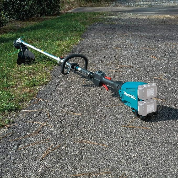 Makita XUX01ZM5 18V X2 (36V) LXT Lithium-Ion Brushless Cordless Couple Shaft Power Head with String Trimmer Attachment, Tool Only (Renewed)