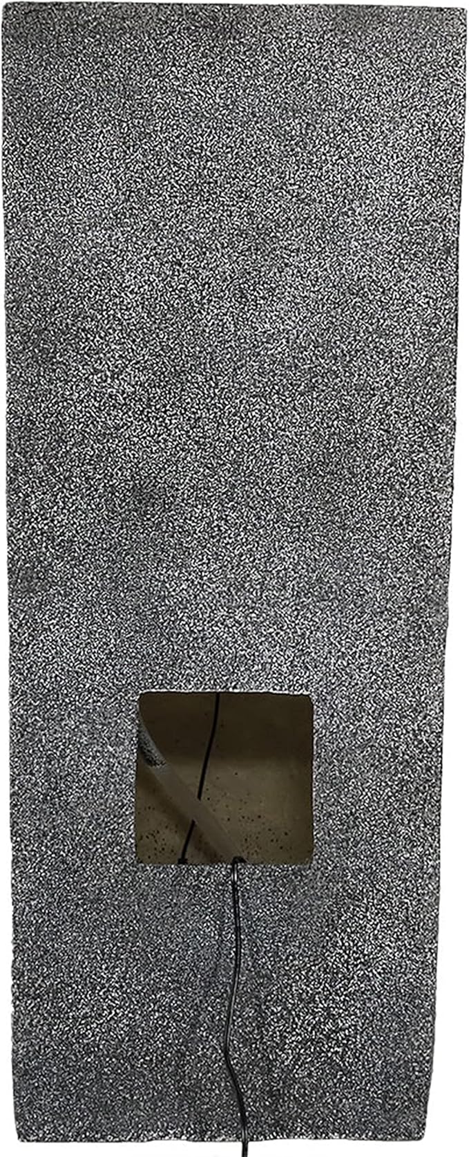 Sunnydaze Three Stream Monterno 35-Inch Outdoor Water Fountain with LED Lights - Resin - Electric Submersible Pump