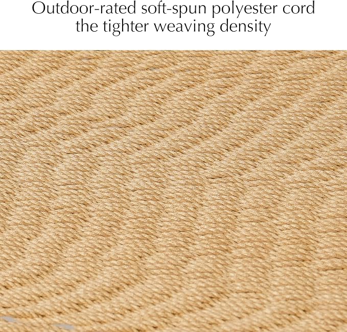 PNAEUT 2 Person Rope Hammocks for Outside, Handwoven Double Caribbean Hammock with Spreader Bar for Outdoor Indoor, Max 600 lbs Capacity (Tan)