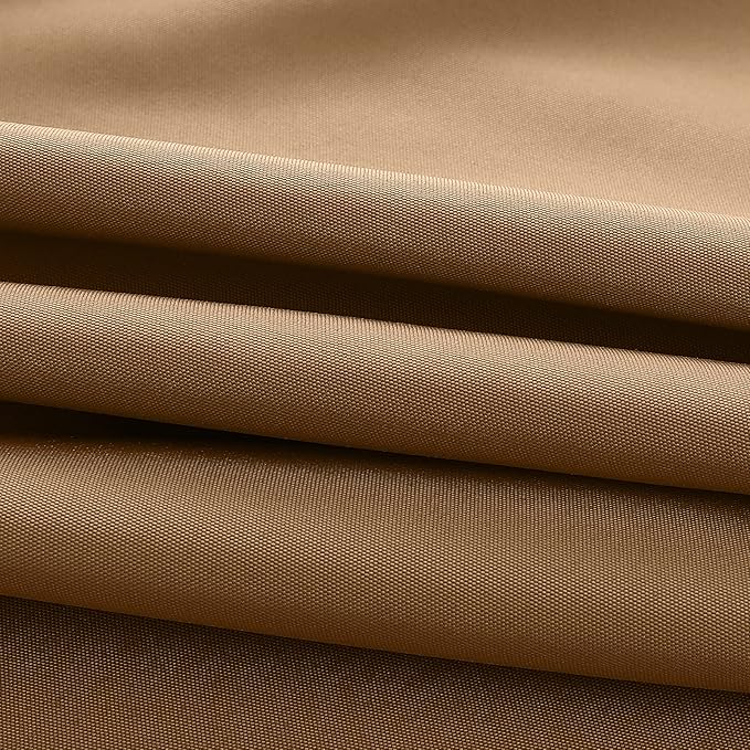 MASTERCANOPY Patio Umbrella 7.5 ft Replacement Canopy for 6 Ribs-Khaki Canopy Only