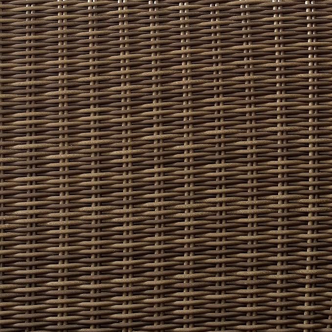 Crosley Furniture Bradenton 5-Piece Wicker Outdoor Sofa and Swivel Rocker Patio Furniture Set for Porch, Brown with Navy Cushions