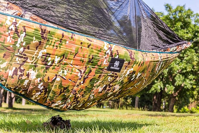 OneTigris Hideout Hammock Underquilt + KOMPOUND Camping Hammock