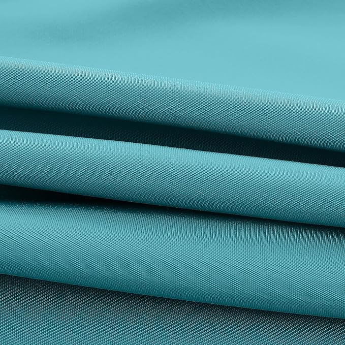 MASTERCANOPY Patio Umbrella 7.5 ft Replacement Canopy for 6 Ribs-Turquoise Canopy Only