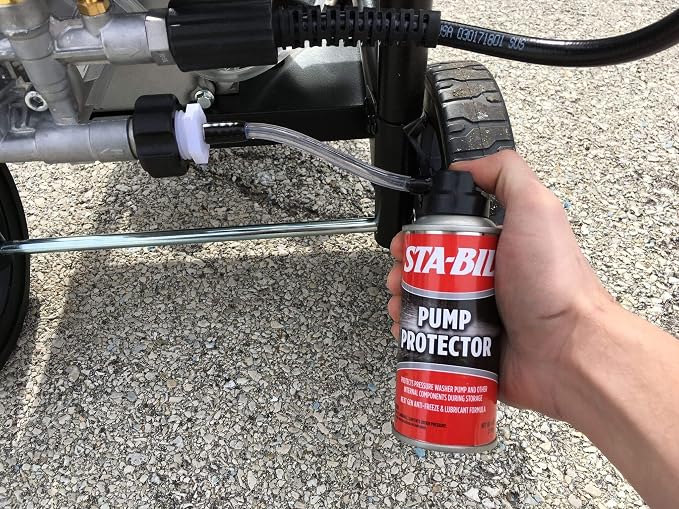 STA-BIL Pump Protector - Protects Pressure Washer Pump and Other Internal Components During Storage - Next Gen Anti-Freeze and Lubricant Formula, 4 oz. (22007-8PK)
