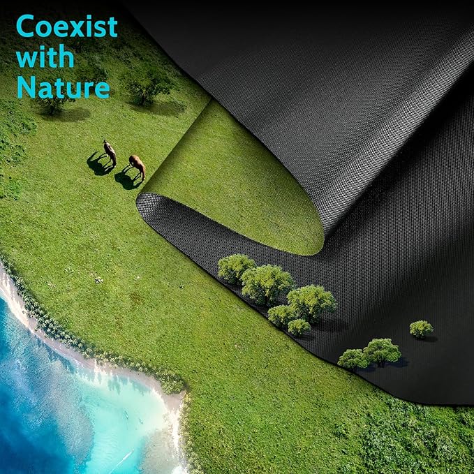Waterproof Patio Sofa Cover 58"W x 32.5"D x 31"H, Outdoor Loveseat Couch Windproof Cover with Buckle Straps & Air Vents, UV Resistant, Black