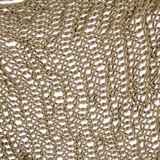 NOVICA Artisan Handmade Cotton Hammock Swing Tasseled Rope Mayan from Mexico Green Solid Tropical Decor 'Ocean Seat in Olive Green' (Single)