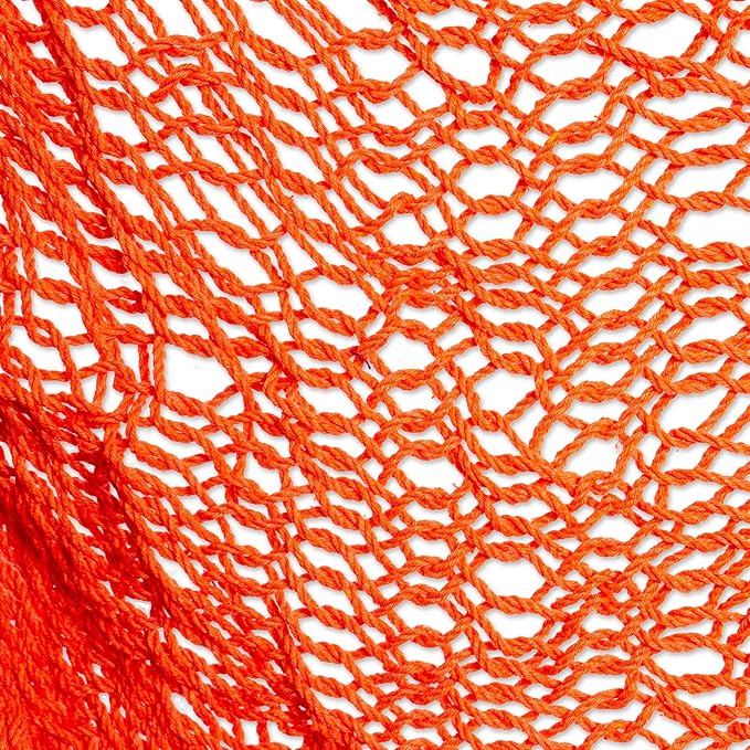 Novica Handmade Ocean Seat in Orange Cotton Hammock Swing (Single)