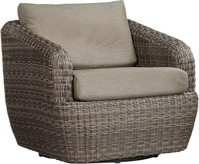 CHITA 7 Pieces Patio Wicker Furniture Set, Outdoor Rattan Bistro Set with Removable Thickened Cushions, Fully Assembled