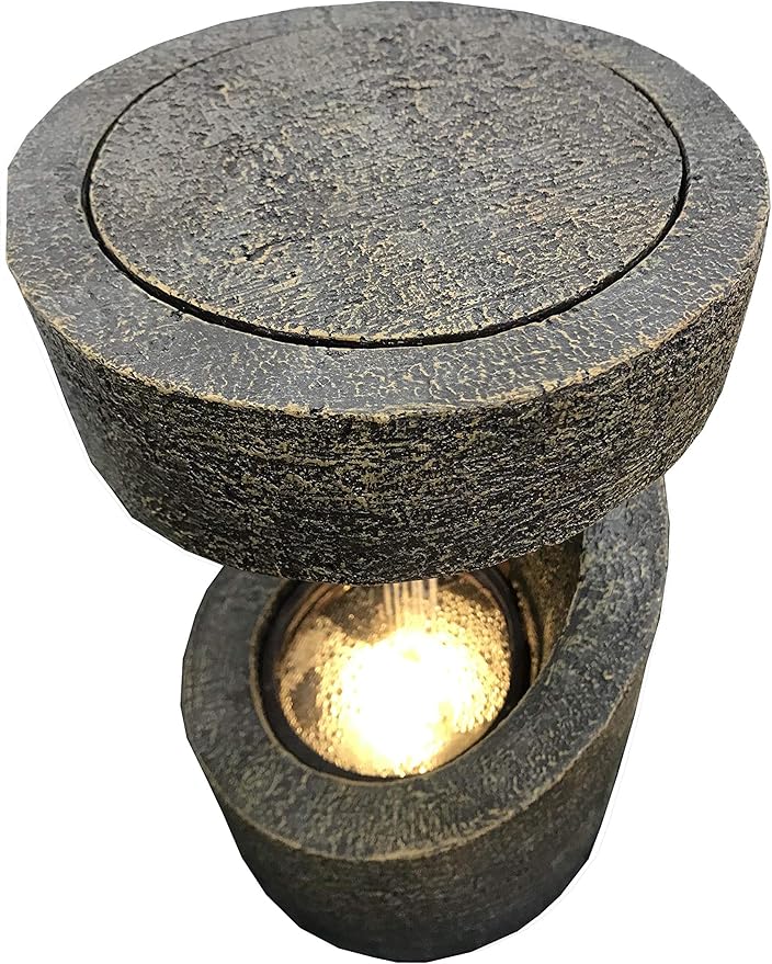 Hi-Line Gift 14' Wooden Fountain with LED
