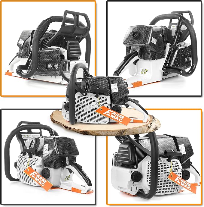 F660VW 36 Inch Gas Chainsaw 92cc Chainsaw 2-Cycle Gasoline Power Chain Saws 5.2KW 7HP All Parts Compatible with MS660 G660 (With 36" Alloy Bar & Chain)