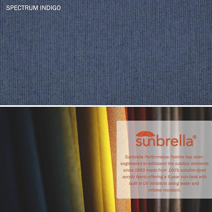 California Umbrella 9' Round Aluminum Market Umbrella, Crank Lift, Collar Tilt, Bronze Pole, Sunbrella Spectrum Cilantro