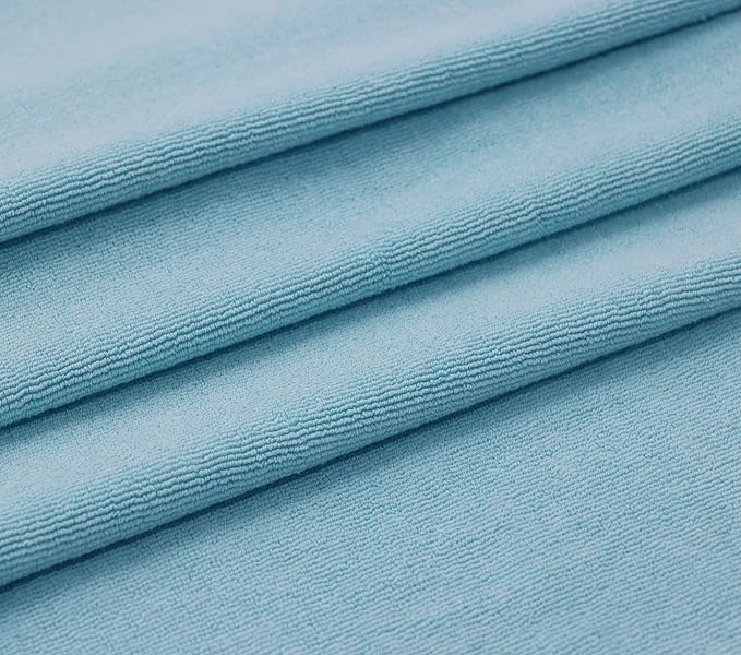 COTTON CRAFT Pool Lounge Chair Cover - 2 Pack - 100% Cotton - Soft Ringspun Terry Towel Spa Chaise Lounge Chair Cover - Beach Chair Cover - Oversized 32 inches W x 82 in Length x 7 inch Pocket – Blue