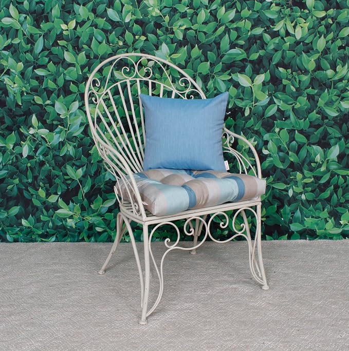 Outdoor/Indoor Sunbrella Throw Pillows Square Set of 2 Pieces 20 inch x 20 inch Cast Horizon - Cover Only, Insert Not Included