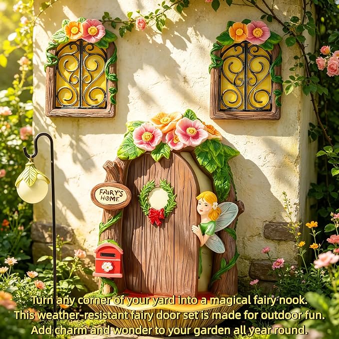 fairy door,fairy door for tree,fairy garden door,fairy garden accessories | fairy door kit,fairy decor,fairy garden accessories outdoor,fairy tree decorations outdoor,fairy door for wall,tree face