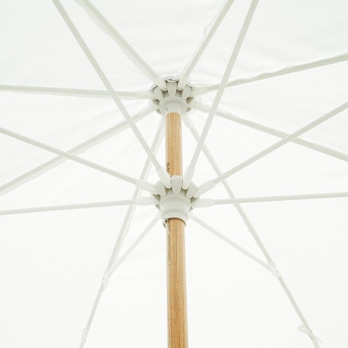 Business & Pleasure Co. Amalfi Umbrella - 7.2' Boho Beach Umbrella - Sturdy Yet Lightweight - UPF 50+ UV-Resistant Canvas