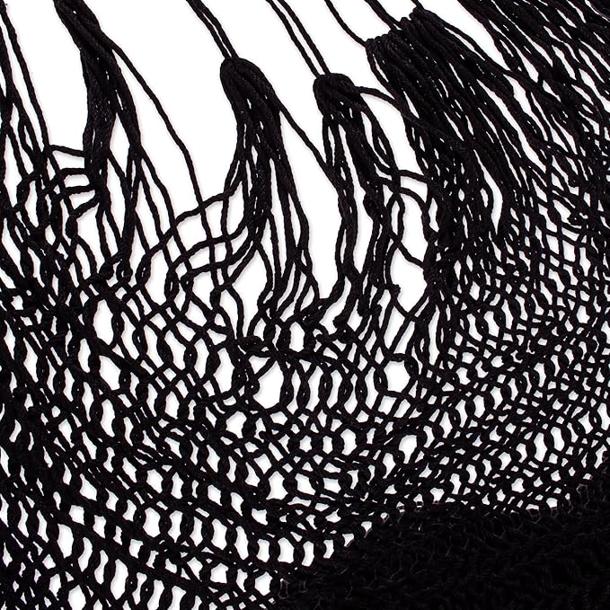 Novica Handmade Sea Breezes in Black Cotton Hammock Swing