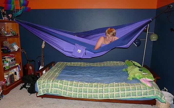 Hammock Bliss Double - Extra Long - Extra Wide - Extra Large - Two Person Double Wide Camping Hammock - Suspension System Included - The Largest Double Hammock On Planet Earth
