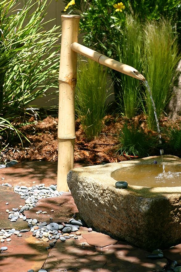 Bamboo Accents Traditional 36 inch Bamboo Fountain (Without Pump)