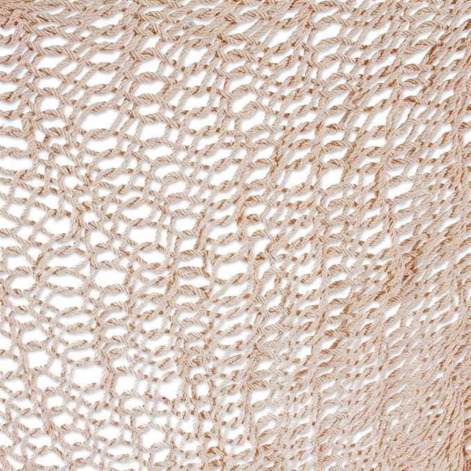 Novica Handmade Ocean Seat in Ivory Cotton Hammock Swing (Single)