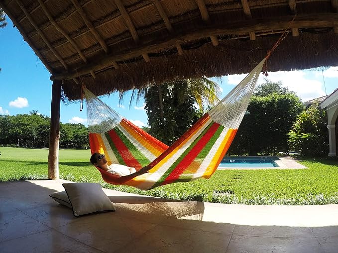 Traditional Mayan Hammock -Habanero Hammock (Small) - Thick Nylon Thread