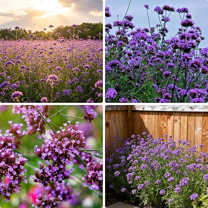 Verbena Seeds for Planting, 5000 Non-GMO Verbena Seeds, Perennial Wildflower and Ground Cover Plant Seed for Home Garden, Potted Decoration
