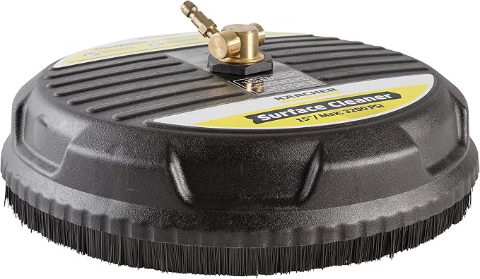Karcher 15-Inch Pressure Washer Surface Cleaner Attachment, 3200 PSI Rating & American Hydro Clean PLQ25-33B-AHC Stainless Steel Quick Connect Lance, 33"
