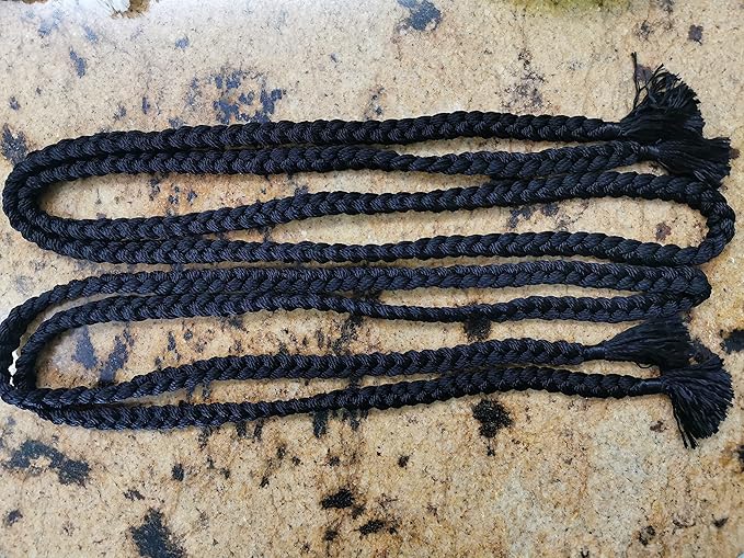 Hammock Ropes + S Hooks (Extra Long -, Black Ropes)