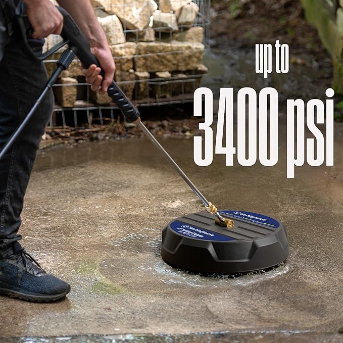 Westinghouse 3000 PSI 1.76 GPM Electric Pressure Washer and 15" 3400 PSI Surface Cleaner Attachment Bundle