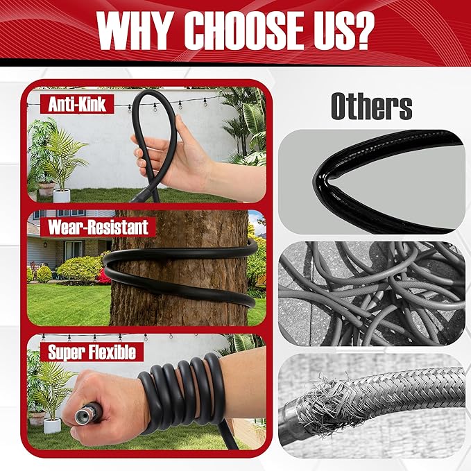 JOEJET Pressure Washer Spray Gun and Hose 32FT, Extension Wand and 5 Nozzle Tips, Compatible with Some Portland Husky Black Decker Ford Pulsar ShopForce Taskforce Powerwasher Power Washer