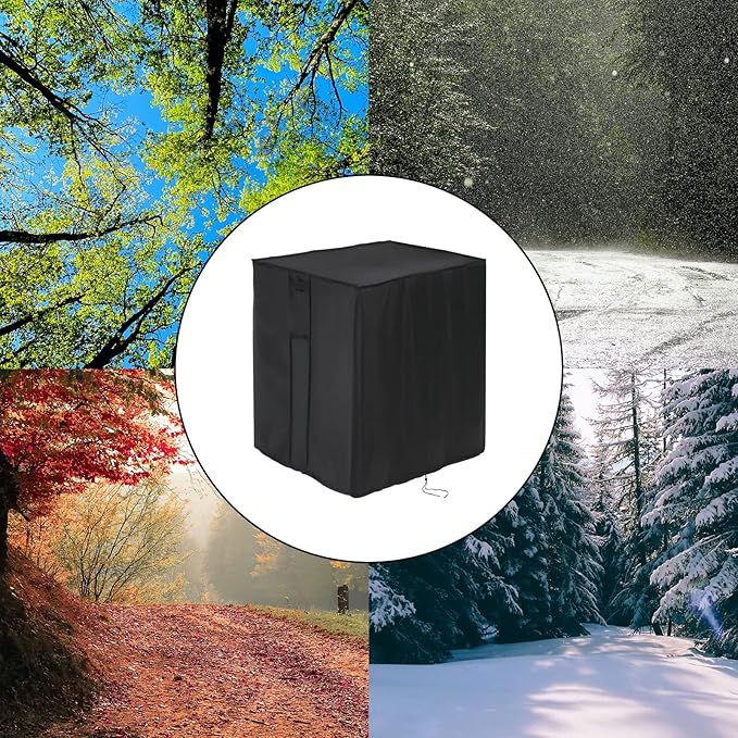 Outdoor Storage Box Cover for Keter City 30 Gallon Resin Deck Box(Only Cover), Waterproof Patio Storage Box Covers -23 x 18 x 22 Inch
