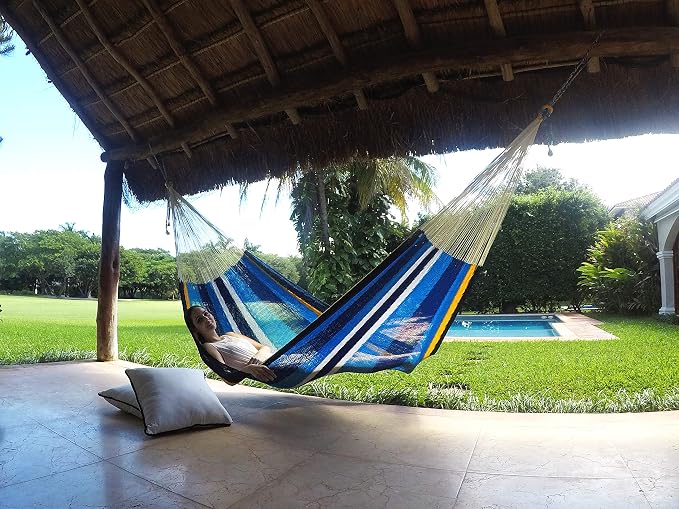 Traditional Mayan Hammock -Cancun Hammock (Small) - Thick Nylon Thread