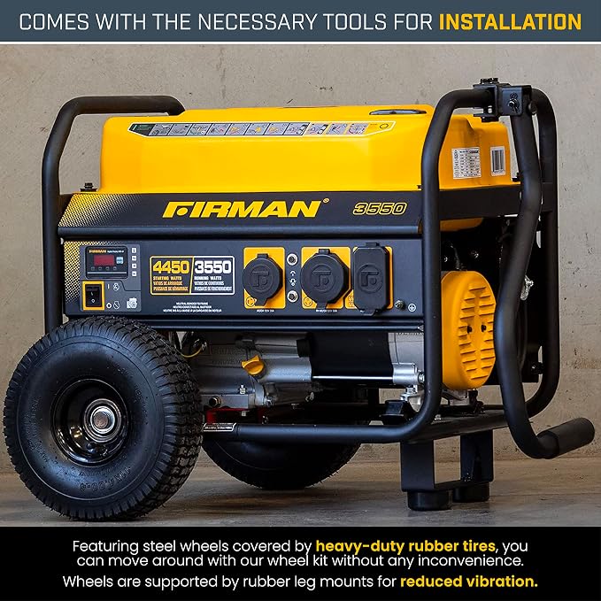 Firman 11" Pneumatic Wheel Kit and Handle