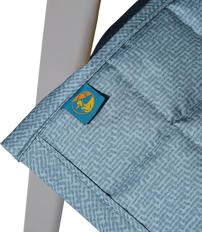 DUCKCOVERS Weekend Water-Resistant Patio Chair Slipcover, 45 x 20 Inch, Blue Shadow, Outdoor Chair Covers