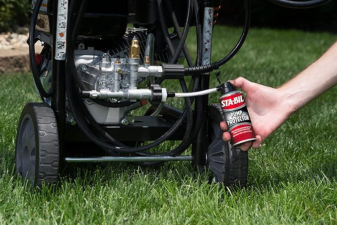 STA-BIL Pump Protector - Protects Pressure Washer Pump and Other Internal Components During Storage - Next Gen Anti-Freeze and Lubricant Formula, 4 oz. (22007-8PK)