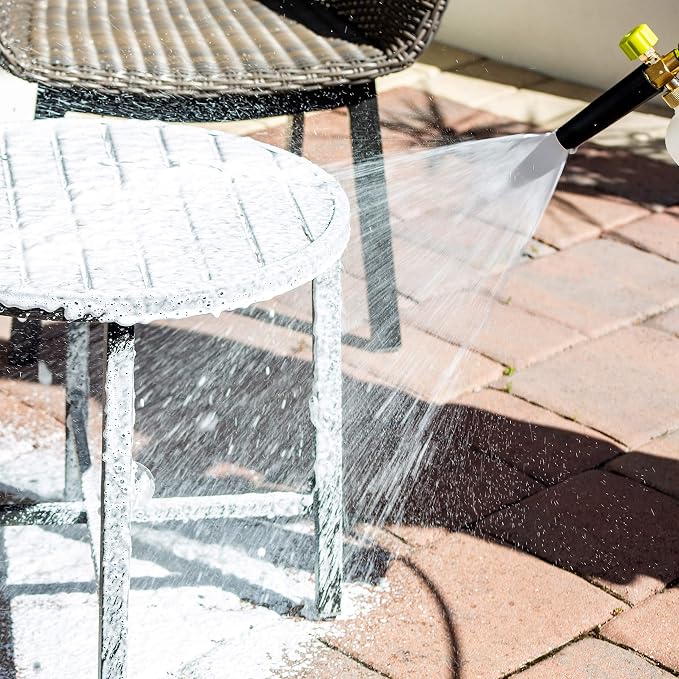 Sun Joe SPX-FC34-MXT Foam Cannon for SPX Series Electric Pressure Washers 34 Oz. | 1/4" Quick Connector | 5 Quick Connect Nozzle Tips