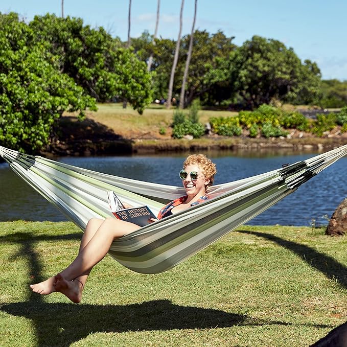 LA Siesta TreeMount Black - Tree and Pole Suspension Set for Hammocks