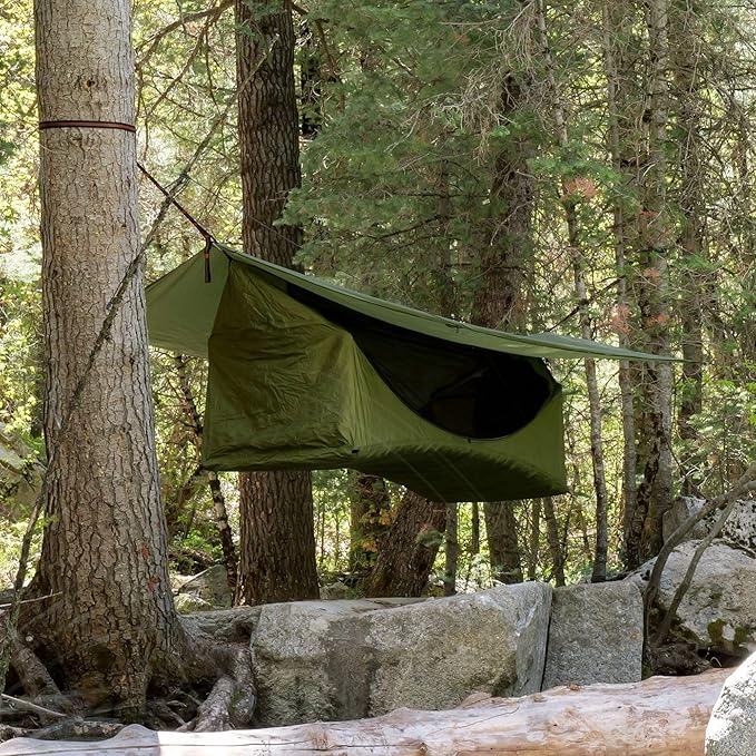 Haven Tents Lay Flat Hammock Tent - Waterproof Camping Hammock with Mosquito Net, Insulated Pad and Rainfly - Haven Tent, Haven XL, Haven Safari
