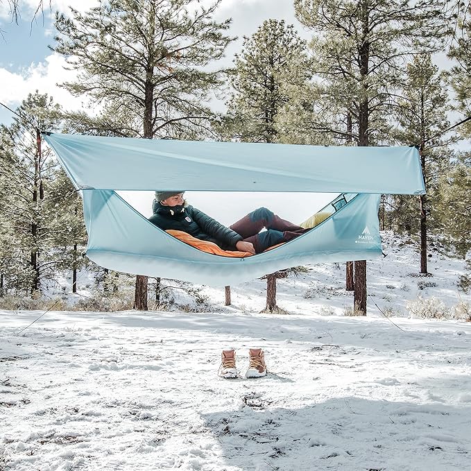 Haven Tents Lay Flat Hammock Tent - Waterproof Camping Hammock with Mosquito Net, Insulated Pad and Rainfly - Haven Tent, Haven XL, Haven Safari