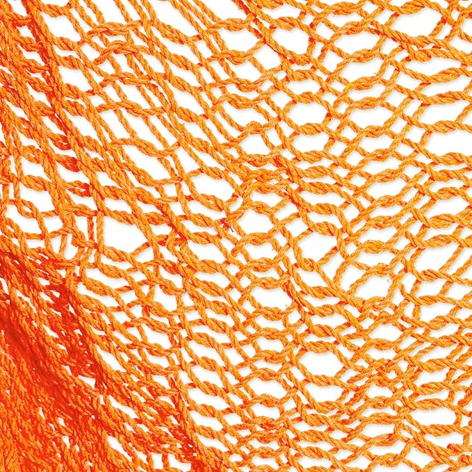 Novica Handmade Sea Breezes in Orange Cotton Hammock Swing