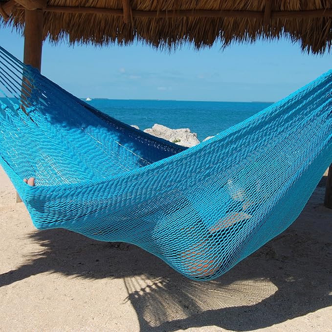 Double Mayan Hammock (Light Blue)