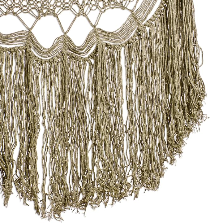 Novica Handmade Grey Cascade Cotton Rope Hammock Swing (Single)