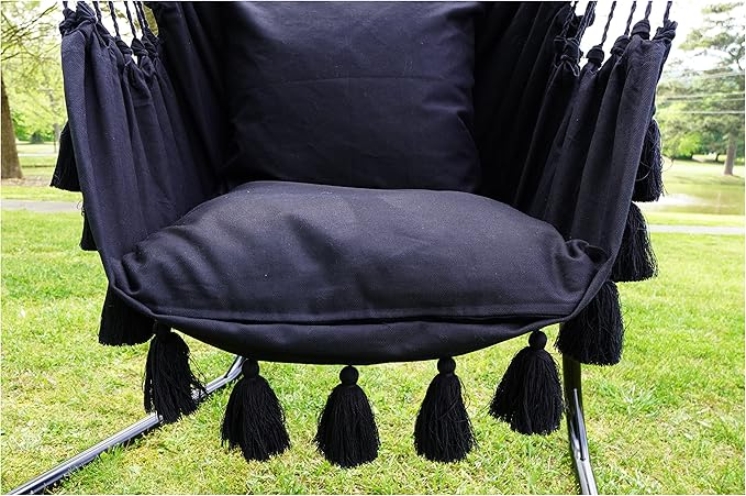 Calloway Mills Midnight Black Hammock Chair