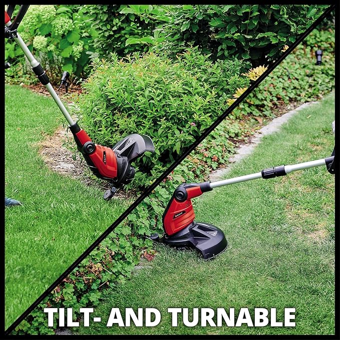 Einhell GC-ET 4530 Set Grass Trimmer with 30 cm Cutting Width and Spools, Red, Set of 3 Piece