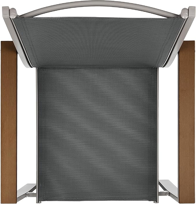 Best Choice Products 4-Piece Outdoor Textilene Patio Conversation Set, Backyard Furniture w/Loveseat, Coffee Table, Steel Frame - Taupe/Charcoal