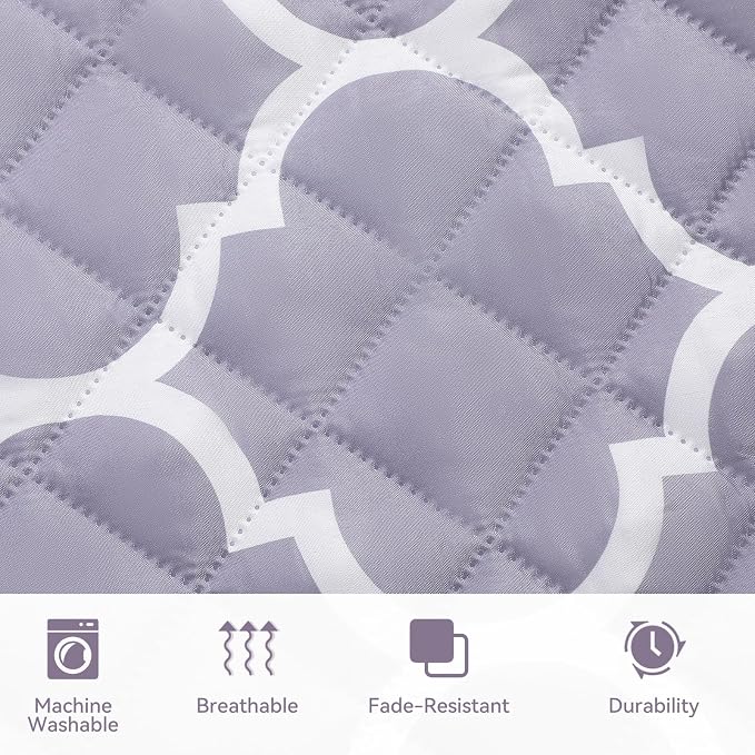 Double Hammock Pad and Pillow Set,78" x 55"Polyester Quilted Hammock Pad, Enhanced Comfort for Rope Outdoor Patio, Garden, Beach Hammocks, Grey
