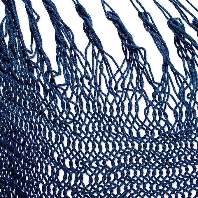 Novica Handmade Sea Breezes in Midnight Blue Cotton Hammock Swing (Single)
