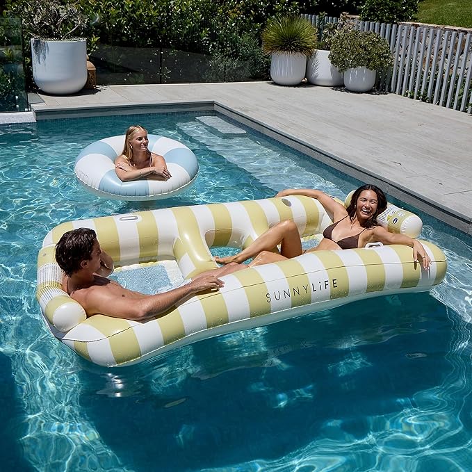 SUNNYLiFE Casa Sand Stripe Twin Hammock